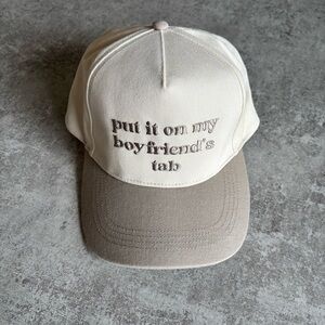 Put It On My Boyfriend’s Tab baseball cap